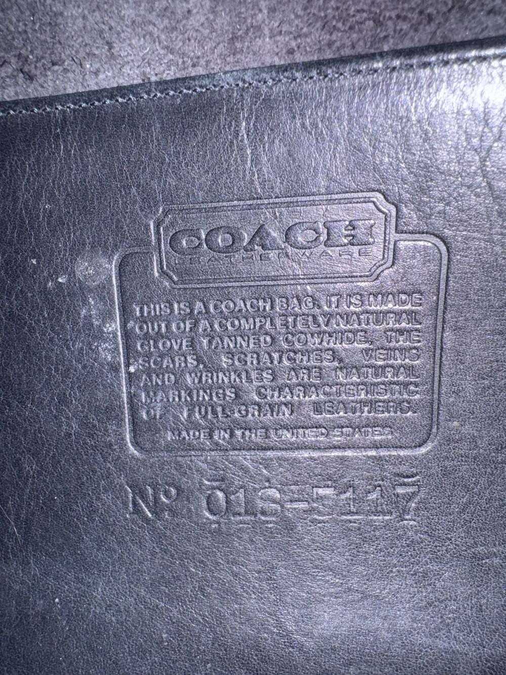 Vintage Coach Black Glove Tanned Leather Large Travel Kit Clutch Bag 5117 - Picture 2 of 5